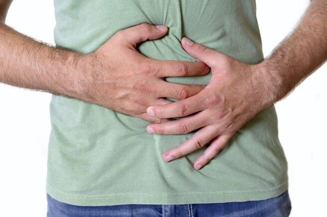 Symptome von Elmintiasis