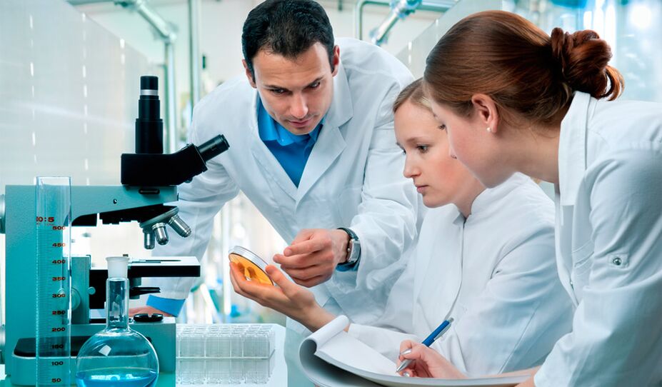 Diagnose des Vorhandenseins von Parasiten im Körper
